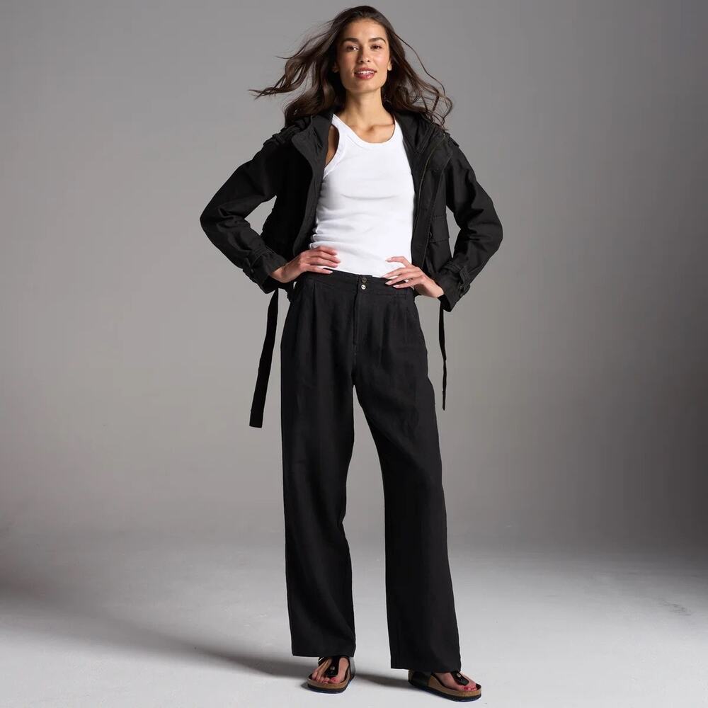 Rowan Cameron Wide Leg Linen Pant